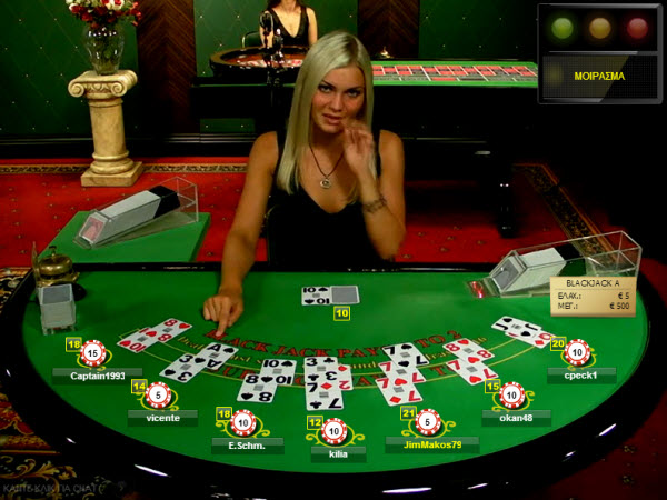 Live online Blackjack dealer